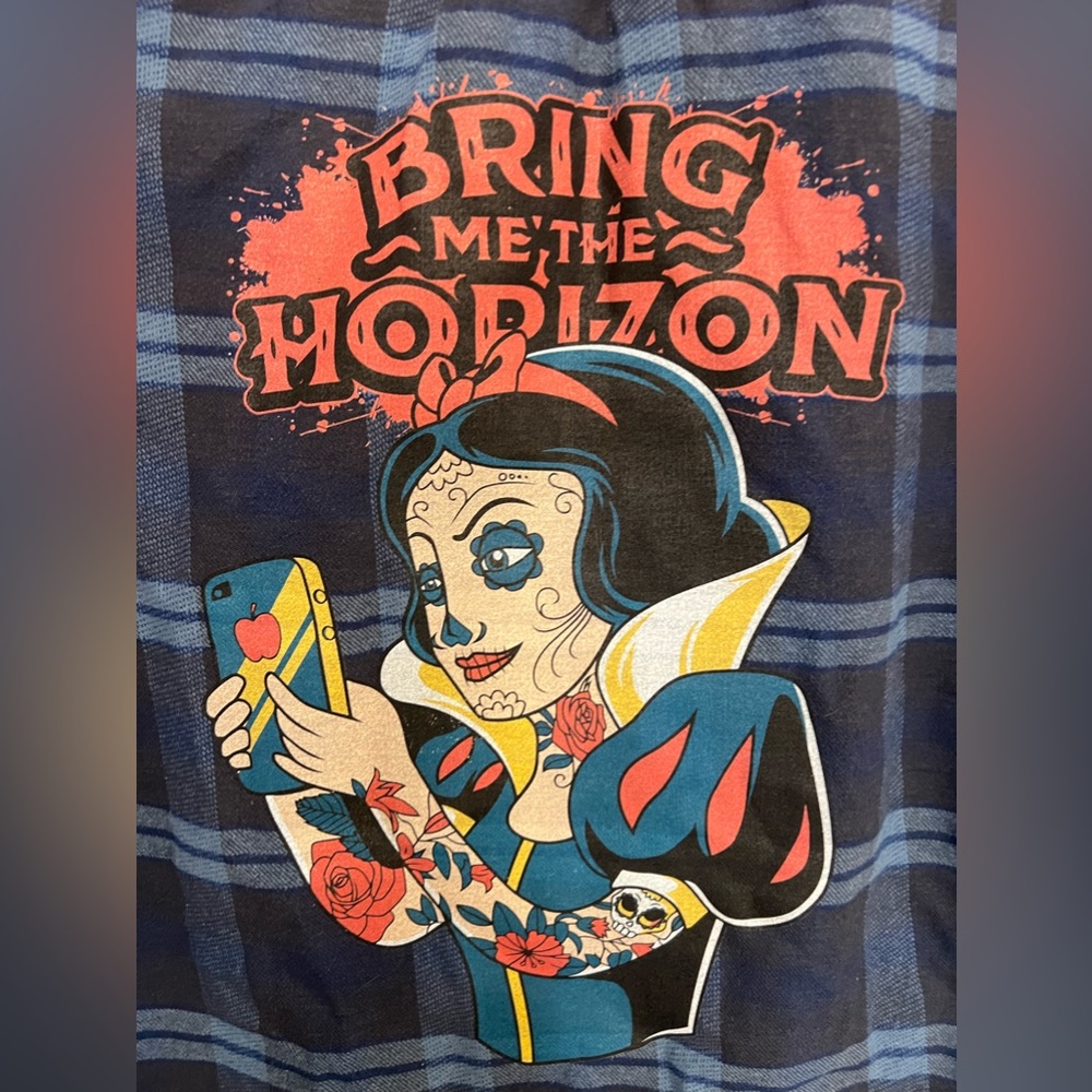 🖤 CLOSET CLEAR OUT 🖤 Bring Me The Horizon Graphic Flannel 100% Cotton
